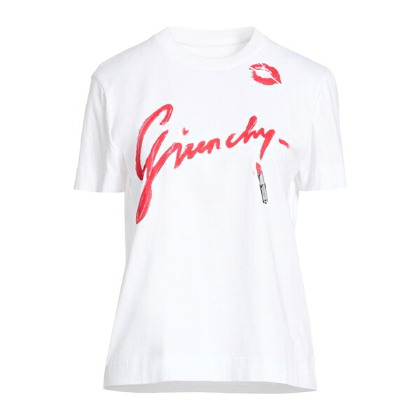【貨物輸送無料】 ジバンシー レディース ティーシャツ トップス T-shirts White