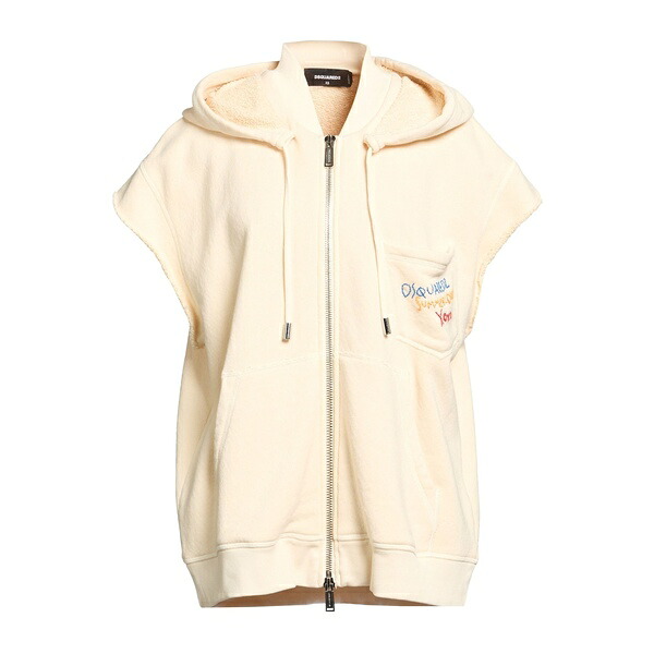 【貨物輸送無料】 ディースクエアード レディース パーカー・スウェットシャツ アウター Sweatshirts Beige