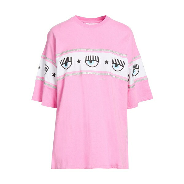 【送料無料】 シアラフェラーニ レディース Tシャツ トップス T-shirts Pink｜asty