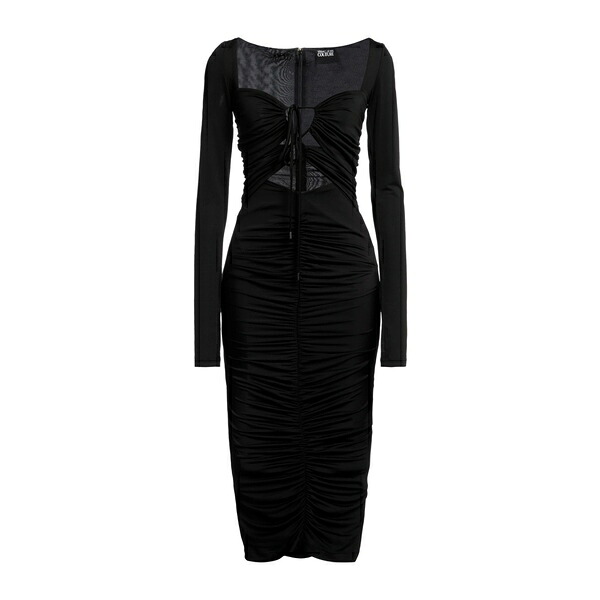 【送料無料】 ベルサーチ レディース ワンピース トップス Midi dresses Black|asty