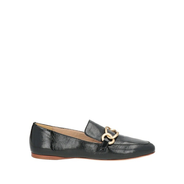 【貨物輸送無料】 ファビオ ルスコーニ レディース スリッポン・ローファー シューズ Loafers Black