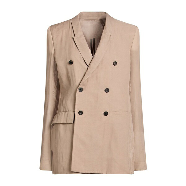 【貨物輸送無料】 リックオウエンス レディース 上衣＆上衣 アウター Blazers Brown