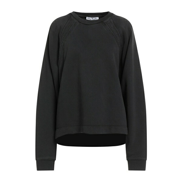 【貨物輸送無料】 アクネ ストゥディオズ レディース パーカー・スウェットシャツ アウター Sweatshirts Black