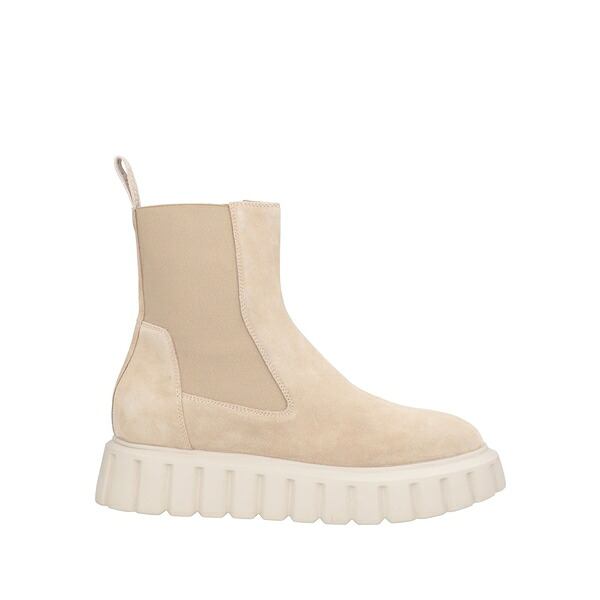 【送料無料】 ボイルブランシェ レディース ブーツ シューズ Ankle boots Beige|asty