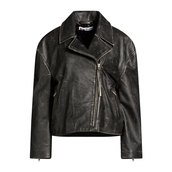 【貨物輸送無料】 アクネ ストゥディオズ レディース 上衣＆上衣 アウター Jackets Black