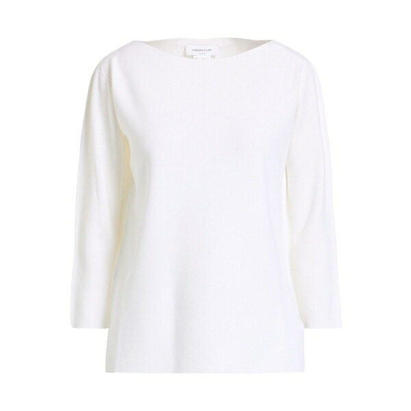 【送料無料】 ファビアナ フィリッピ レディース ニット&セーター アウター Sweaters White｜asty