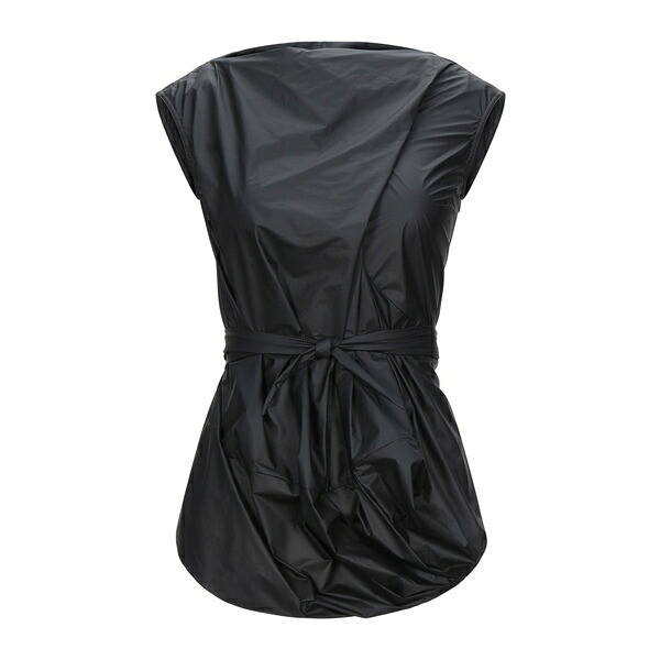 【送料無料】 リックオウエンス レディース Tシャツ トップス Tops Black｜asty
