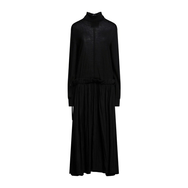 【貨物輸送無料】 ジル・サンダー レディース 衣裳 トップス Maxi dresses Black