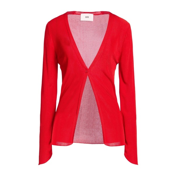 【貨物輸送無料】 ソロトレ レディース ジレー アウター Cardigans Red