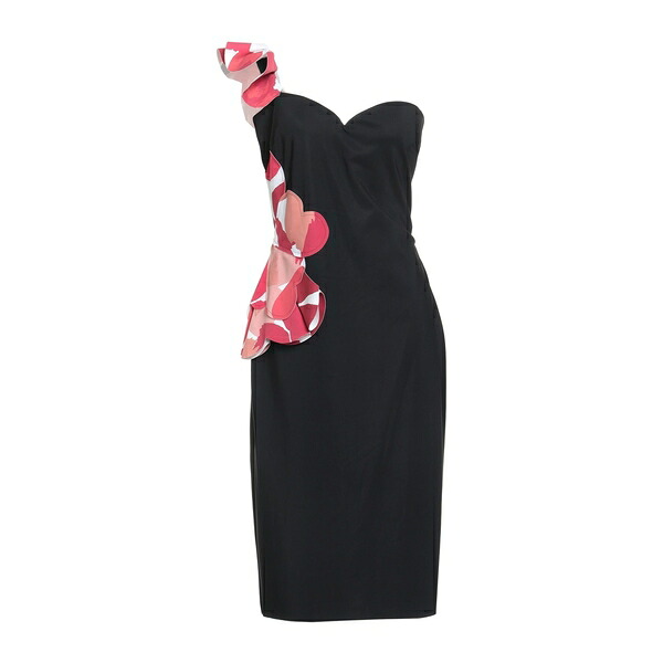 【貨物輸送無料】 チアラ・ボニ・プティ・ローブ レディース 衣装 トップス Midi dresses Black