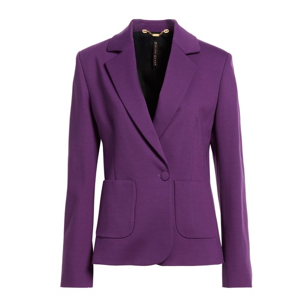 【送料無料】 マニラグレース レディース ジャケット＆ブルゾン アウター Blazers Purple｜asty