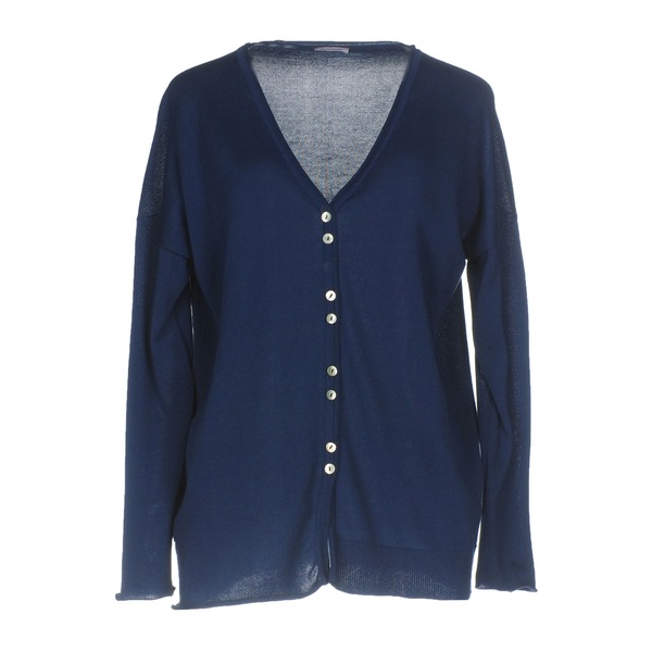 【貨物輸送無料】 ロッソピューロ レディース ジレー アウター Cardigans Blue