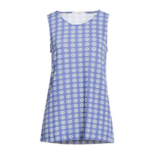【送料無料】 マリパルミ レディース Tシャツ トップス Tops Blue｜asty