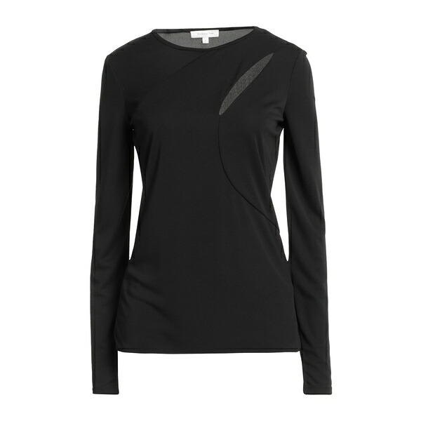 【送料無料】 パトリツィア ペペ レディース Tシャツ トップス Tops Black|asty