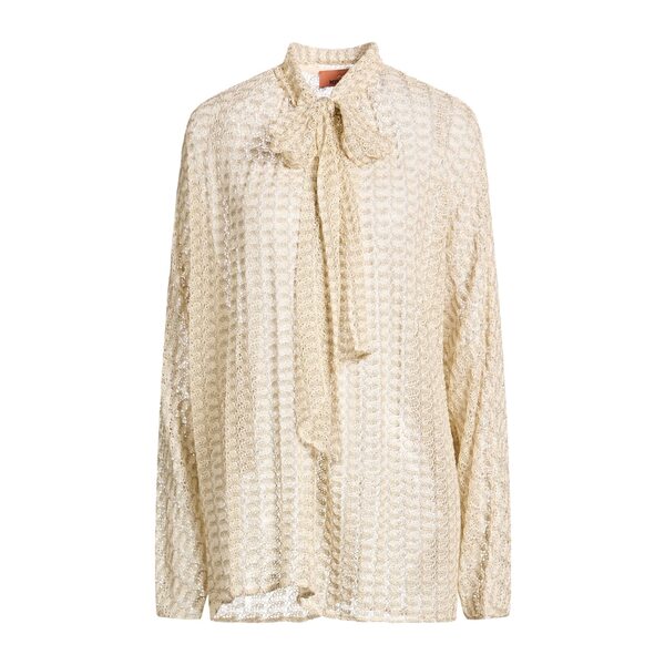 【貨物輸送無料】 ミッソーニ レディース 編み物\u0026ティーシャツ アウター Sweaters Metallic