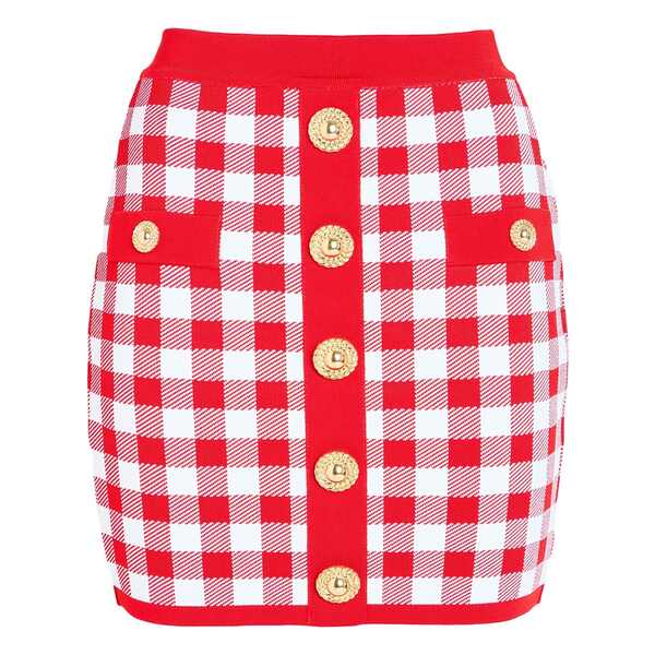 【貨物輸送無料】 バルマン レディース スコート ボトムス Mini skirts Red