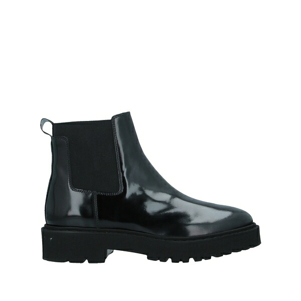 【送料無料】 ホーガン レディース ブーツ シューズ Ankle boots Black｜asty 28,470円