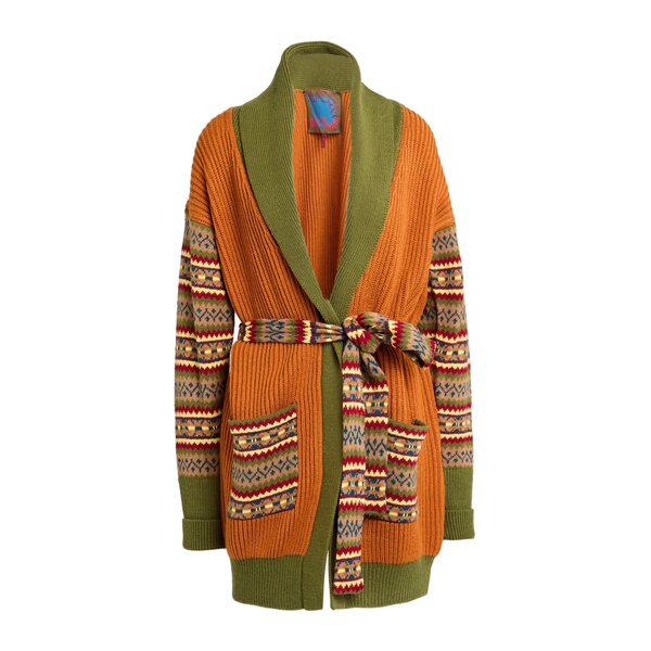 【貨物輸送無料】 マックス アンド コー レディース ジレー アウター Cardigans Brown