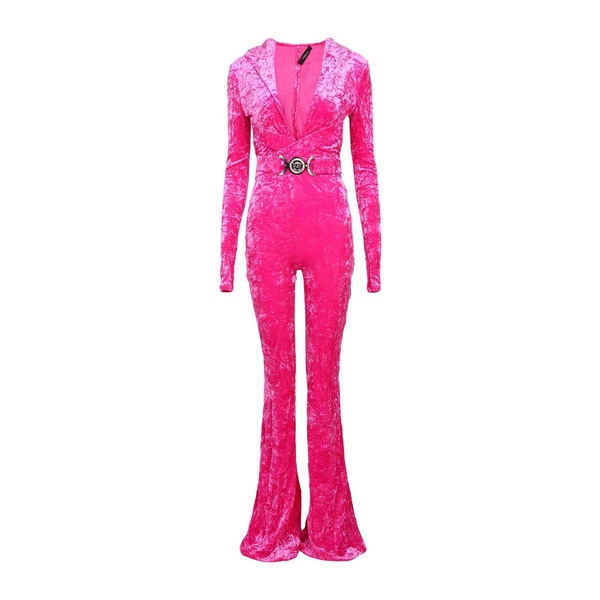 【貨物輸送無料】 ヴェルサーチ レディース 衣装 トップス Jumpsuits Pink