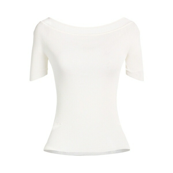 【貨物輸送無料】 紙凧 レディース 編み物\u0026プルオーバー アウター Sweaters White