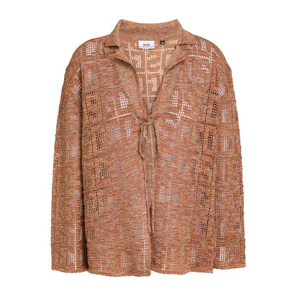 【貨物輸送無料】 ジーシーディーエス レディース ジレー アウター Cardigans Beige