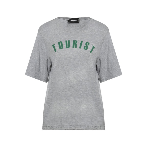 【貨物輸送無料】 ディースクエアード レディース プルオーバー トップス T-shirts Grey