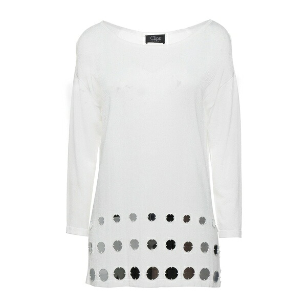 【貨物輸送無料】 クリップス レディース 編み物\u0026プルオーバー アウター Sweaters White
