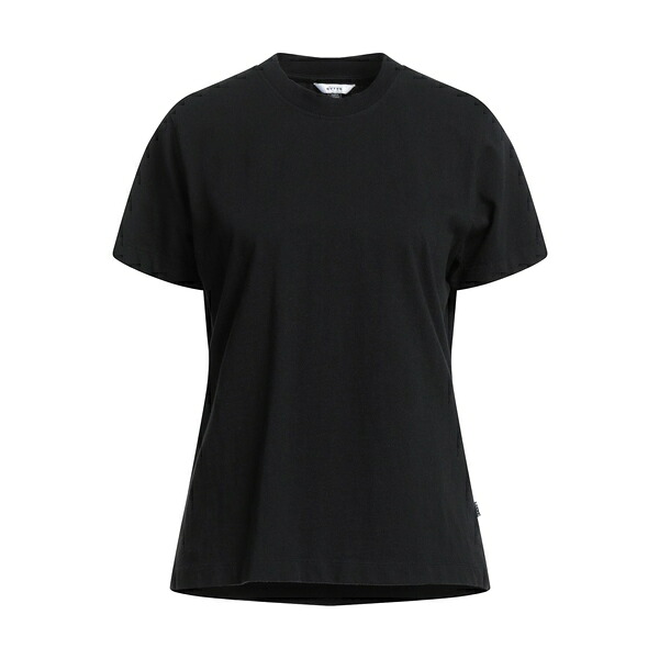 【貨物輸送無料】 エイティス レディース プルオーバー トップス T-shirts Black