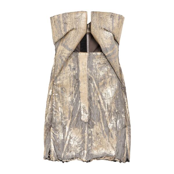 【貨物輸送無料】 リックオウエンス レディース 衣裳 トップス Mini dresses Gold