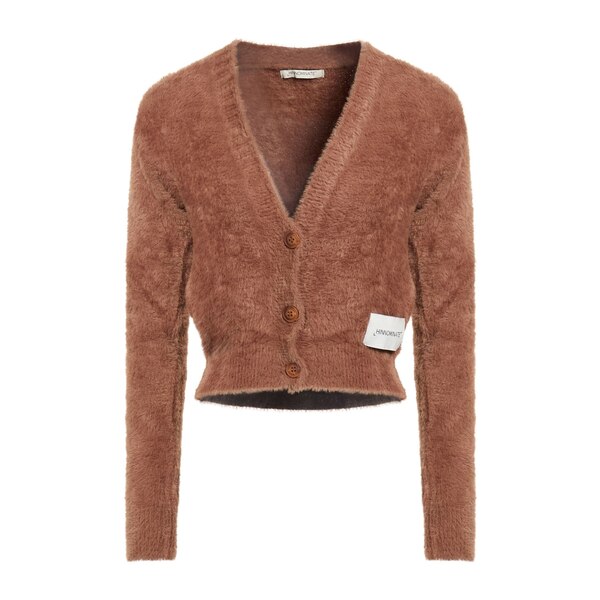 【貨物輸送無料】 ヒノミネイト レディース ジレー アウター Cardigans Beige