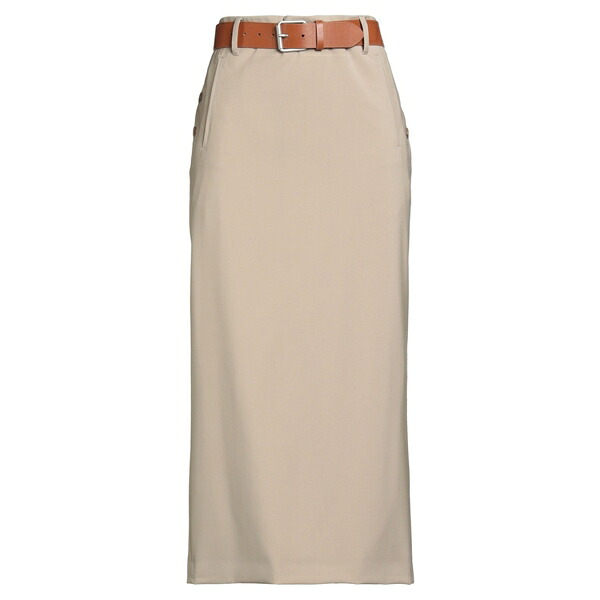 【貨物輸送無料】 モスキーノ レディース スコート ボトムス Midi skirts Beige