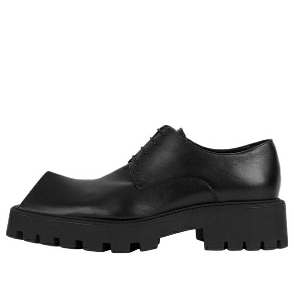 Balenciaga バレンシアガ メンズ スニーカー 【Balenciaga Derbies Derby Shoes Black 656977WBB501000】 サイズ US_10(28.0cm)｜asty