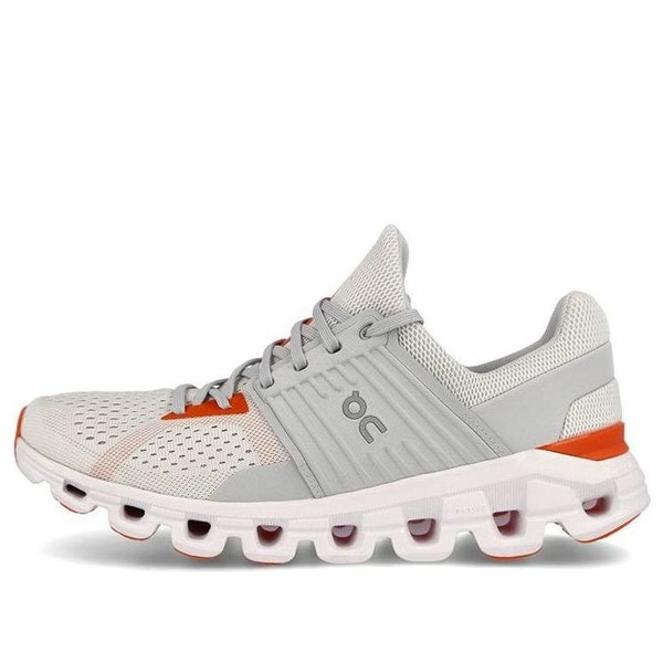 On Running オン 駈けっくら メンズ スニーカー  【On Running Cloudswift \u0027White Flame Orange\u0027 41.99582】  大きさ US_11(29.0糎)