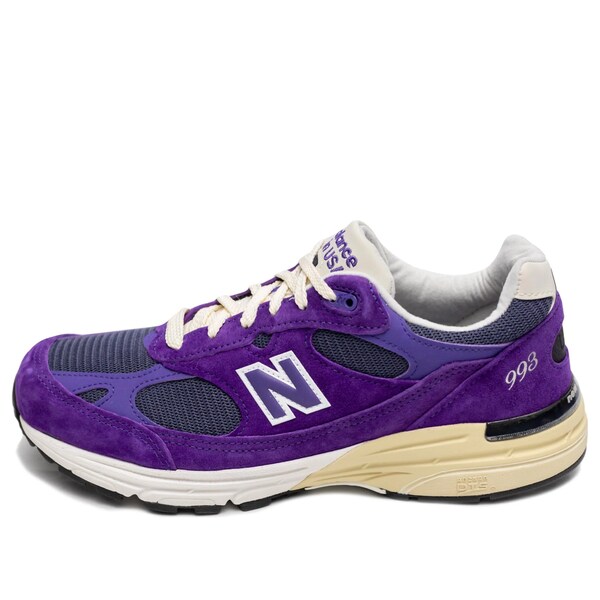 New Balance ニュー平衡にする メンズ スニーカー  【New Balance 993 Sneakers \u0027Purple White\u0027 U993PG】  大きさ US_11.5(29.5糎)