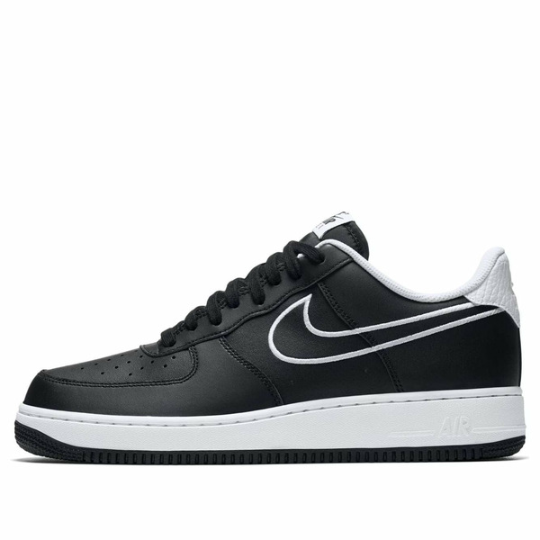 Nike ナイキ メンズ スニーカー  【Nike Air Force 1 \u002707 Leather \u0027Black\u0027 AJ7280-001】  大きさ US_9(27.0糎)