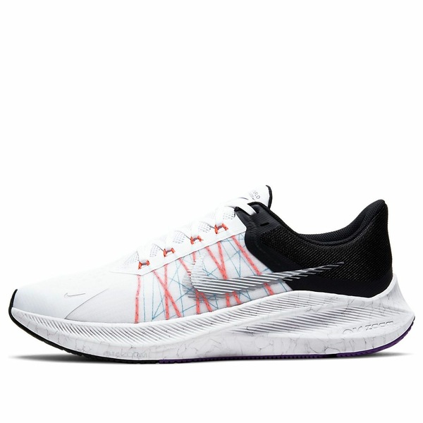 Nike ナイキ メンズ スニーカー  【Nike Air Zoom Winflo 8 \u0027White Flash Crimson\u0027 CW3419-101】  大きさ US_11.5(29.5糎)