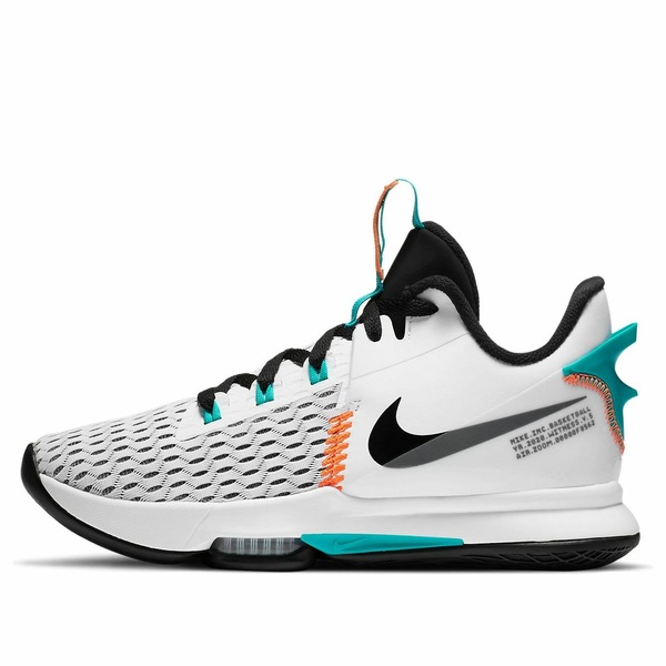 Nike ナイキ メンズ スニーカー  【Nike LeBron Witness 5 \u0027White Clear Jade\u0027 CQ9380-100】  大きさ US_11.5(29.5糎)