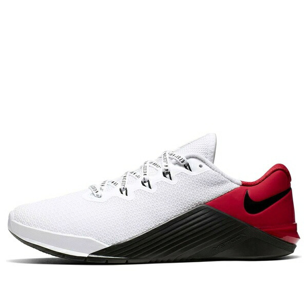 Nike ナイキ メンズ スニーカー  【Nike Metcon 5 + \u0027White Black Red\u0027 CW0526-106】  大きさ US_8(26.0糎)