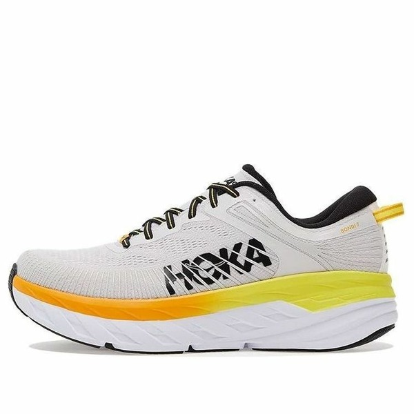 HOKA ONE ONE ホカオネオネ メンズ スニーカー  【HOKA ONE ONE Bondi 7 \u0027Nimbus Cloud Yellow\u0027 1110518-NCRY】  大きさ US_M_14