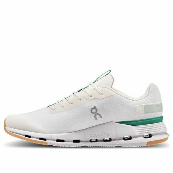 On Running オン 駈けっくら メンズ スニーカー  【On Running Cloudnova \u0027White Green\u0027 26.98222】  大きさ US_8(26.0糎)