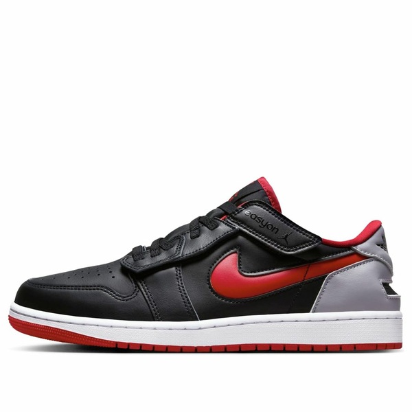 Jordan ジョーダン メンズ スニーカー  【Air Jordan 1 Low FlyEase \u0027Black Cement Fire Red\u0027 DM1206-006】  大きさ US_M_13