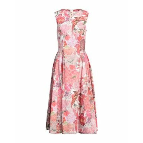 【送料無料】 マルニ レディース ワンピース トップス Midi dresses Pink｜asty