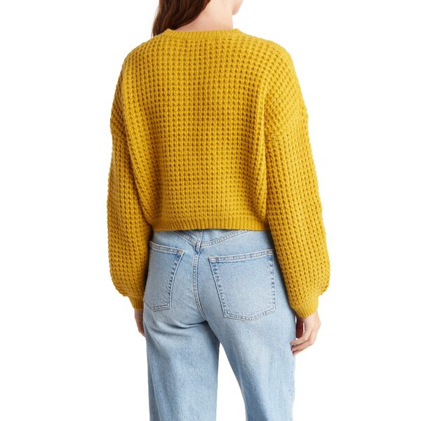 74%OFF!】 エロディ レディース ニットセーター アウター Waffle Weave Crewneck Sweater Mustard  www.agroservet.com