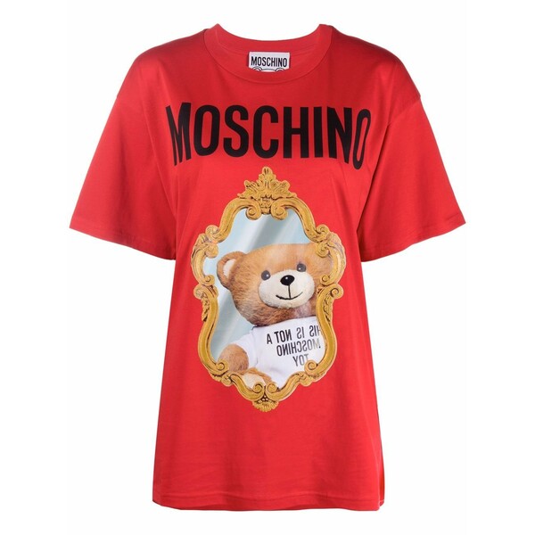 新品！値下げ モスキーノ テディベア Tシャツ ピンク 半袖 レア-