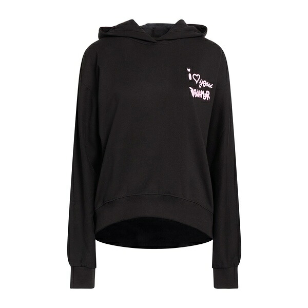 【貨物輸送無料】 ディスクレイマー レディース パーカー・スウェットシャツ アウター Sweatshirts Black