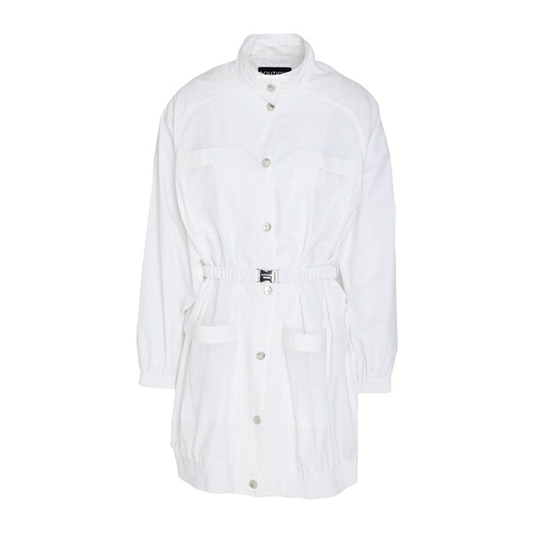 【貨物輸送無料】 モスキーノ レディース 上衣＆上衣 アウター Overcoats \u0026 Trench Coats White