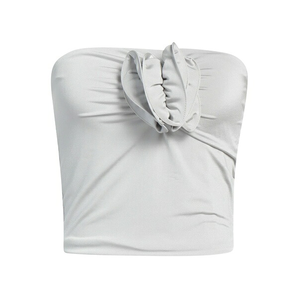 【送料無料】 ヴィコロ レディース Tシャツ トップス Tops Grey|asty