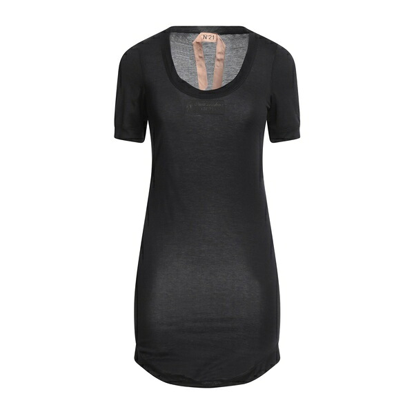 【貨物輸送無料】 ヌメロ ヴェントゥーノ レディース ティーシャツ トップス T-shirts Black