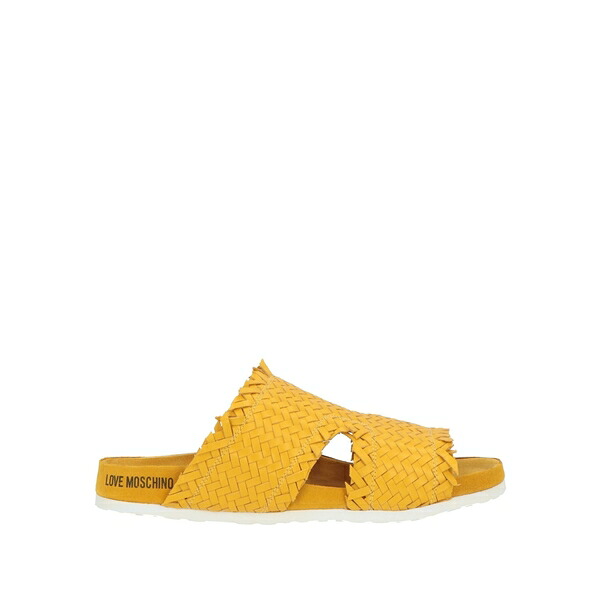 【貨物輸送無料】 モスキーノ レディース サンダル シューズ Sandals Yellow
