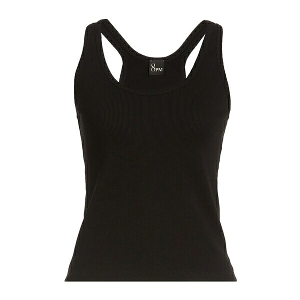 【貨物輸送無料】 エイト・ピーエム レディース プルオーバー トップス Tank tops Black